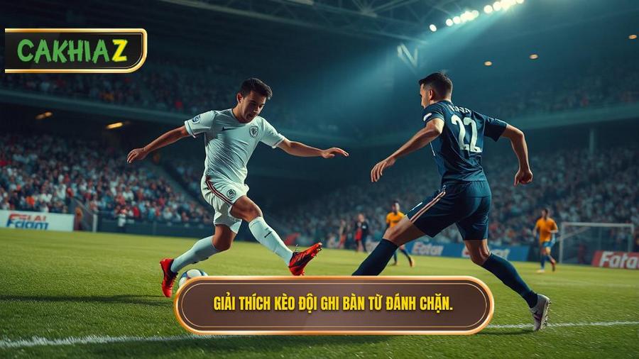 Giải thích kèo đội ghi bàn từ đánh chặn