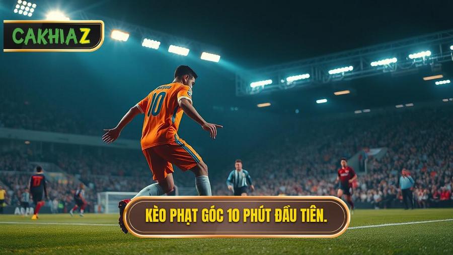 Kèo phạt góc 10 phút đầu tiên