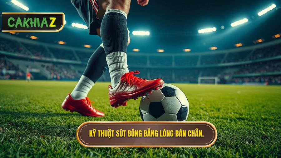 Kỹ thuật sút bóng bằng lòng bàn chân