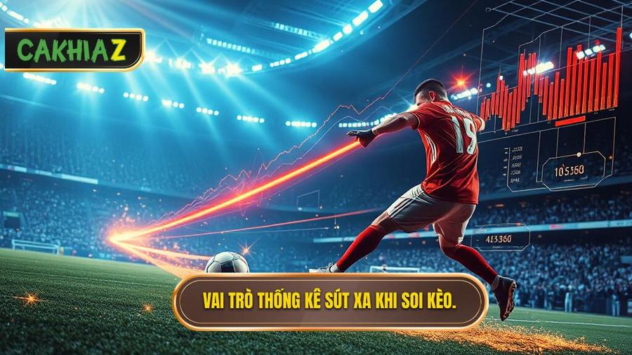 Vai trò thống kê sút xa khi soi kèo
