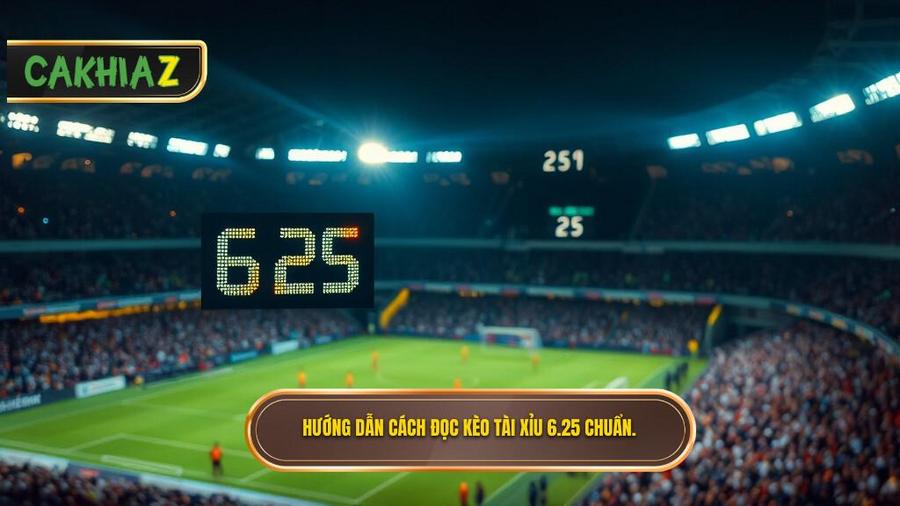 Hướng dẫn cách đọc kèo tài xỉu 6.25 chuẩn
