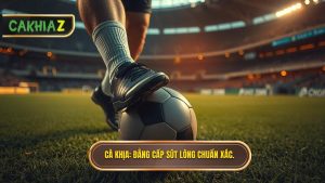 Kỹ thuật sút bóng bằng lòng bàn chân phải chuẩn như siêu sao