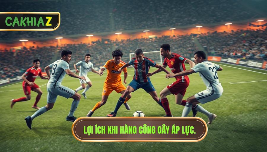 Lợi ích khi hàng công gây áp lực.