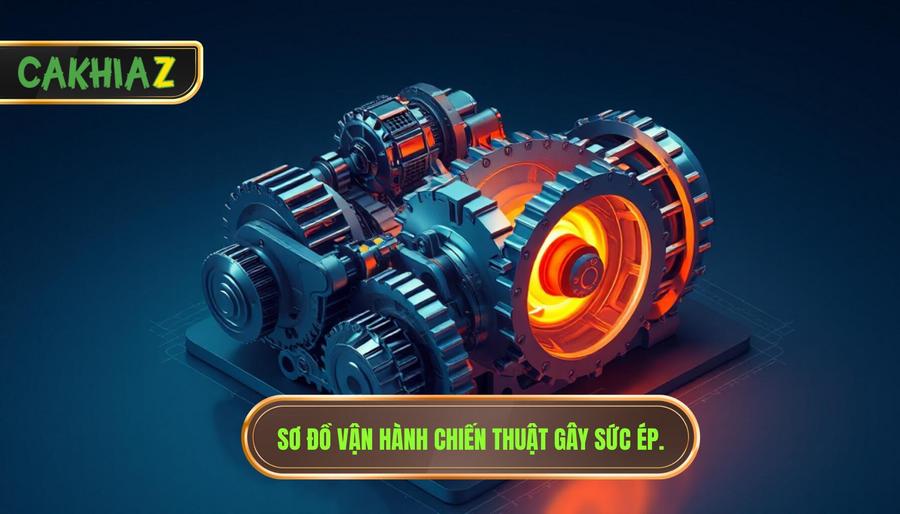 Sơ đồ vận hành chiến thuật gây sức ép.