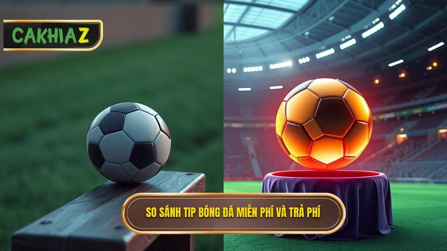 Bảng so sánh Tip bóng đá miễn phí và Tip trả phí