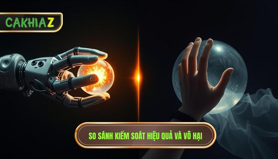 So sánh kiểm soát hiệu quả và vô hại